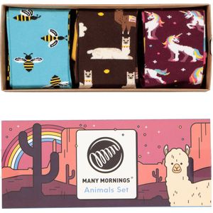 Many Mornings gift set (3-pack) - Animals Set - Unisex - Maat: 43-46