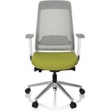 CHIARO - T2 WHITE - Bureaustoel - Groen/Grijs - Stof/Netstof - Ergonomisch
