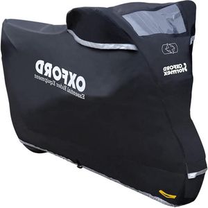 Waterdichte Motorhoes Medium Stormex Outdoor - Zwart - 229 x 99 x 125 cm - Oxford Motorhoes