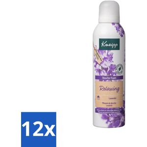 Kneipp - Douche schuim - Relaxing - Lavendel - 200 ml - Voordeelverpakking - 12 stuks