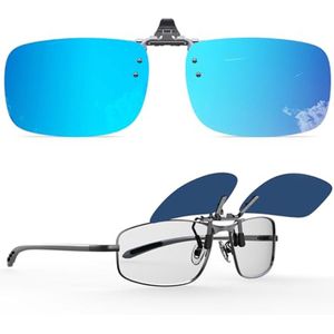 Gepolariseerde clip-on nachtrijbril tegen verblinding voor mannen en vrouwen