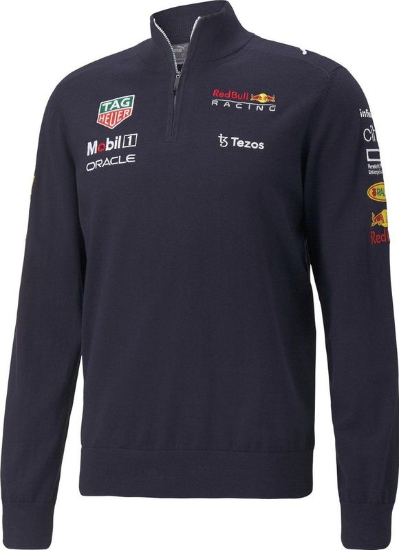 Red Bull Racing - 2022 Team - Hoodie - 1/4 Zip - Katoen