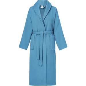 Ladeheid Dames Badjas met Capuchon - Wasmachine bestendig - Katoen - LA-LA40-227-DG - Jeans (D03) - XL