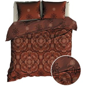 Satin d'Or - Burletto - Dekbedovertrek - Mokka - Katoen-Satijn - Extra Breed