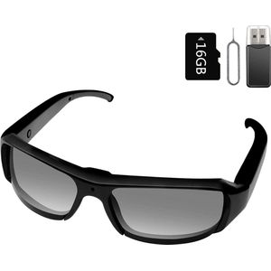 Bolture Spycam - Spy Camera Zonnebril - Verborgen Camera - Mini Camera - Spy Cam - Camera Opname - HD 1080P - 32GB