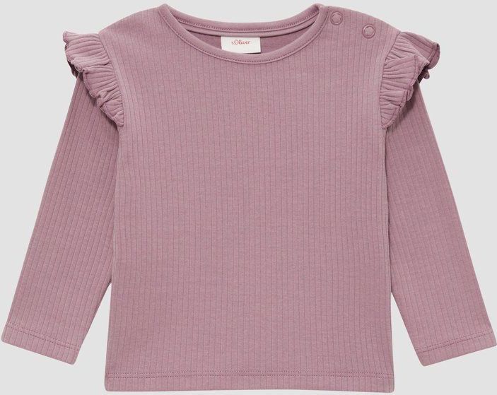 T-shirt - Zacht Katoenblend - Lange Mouwen - Regular Fit - Voor Baby's van 0-2 Jaar