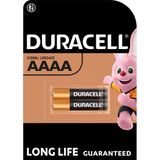 De Duracell Specialty Alkaline AAAA-batterij 1,5V (LR8D425) - 2 stuks