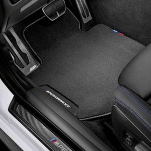 BMW M Performance Automatten Set – BMW 2 Serie Coupé (G42) & M2 (G87) – 4-delig – Velours – Antraciet – Origineel Interieur Accessoire