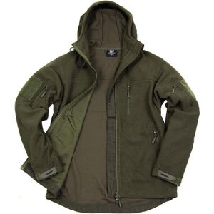 101inc Hexagon Fleece vest groen