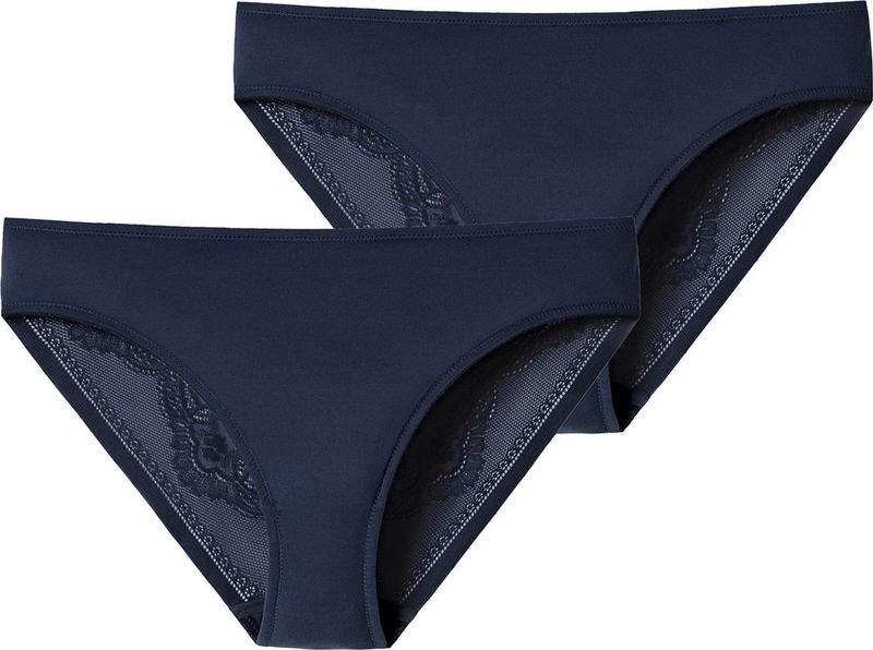 Schiesser - Invisible Lace - Damenslip - Zwart