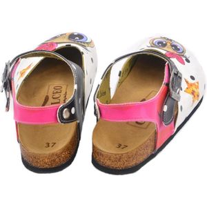 Goby Girl Owl Clogs – Handgemaakt – Premium Kwaliteit – Maat 38