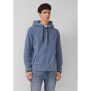 s.Oliver - Trui - Saffier - Capuchon met Trekkoord - Normale Pasvorm