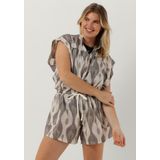 10DAYS - Ikat Playsuit - Ecru - Dames Jumpsuit