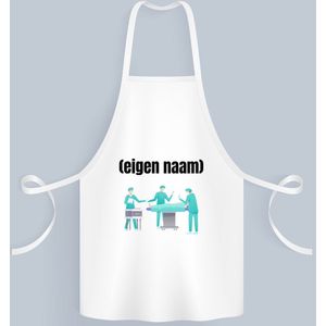 Akyol - chirurgen met eigen naam Keukenschort - Chirurg - patiënten/doktoren - collega's - verjaardag - afscheidscadeau - geschenk - kado - 82 bij 71 cm