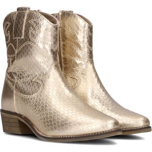 Wysh Cindy Cowboylaarzen - Western Laarzen - Meisjes - Goud - Maat 37