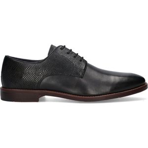 McGregor Heren Herenschoenen - Zwart - Lage Sneakers - Leer - Veters
