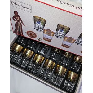 Marokkaanse theeglazen 12 stuks
