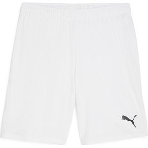 PUMA teamGOAL Shorts Heren Sportbroek - Puma Wit-Puma Zwart - Maat L