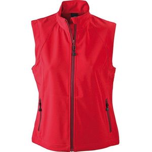James and Nicholson Dames/dames Softshell Vest (Rood)