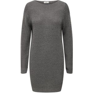 JDY - Gebreide Jurk - Blauw - Katoen - Relaxed Fit