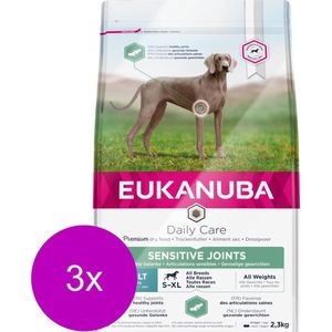 Eukanuba Daily Care Adult Sensitive Joints - Hondenvoer - 3 x 2.3 kg