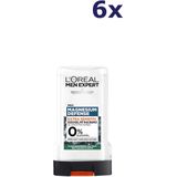 L'Oréal Paris - Men Expert - Magnesium Defense Extra Sensitive - Douchegel - 6 x 250 ml