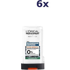 L'Oréal Paris - Men Expert - Magnesium Defense Extra Sensitive - Douchegel - 6 x 250 ml