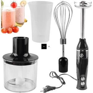 Equivera Staafmixer - 3-In-1 Mixer - Multifunctionele Handmixer - Hakmolen - Garde