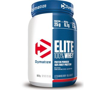 Dymatize Elite Whey Protein Eiwitshake - Aardbei - 907 gram