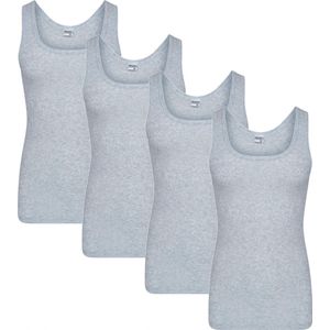 Beeren heren hemd - 4-pack - maat L - grijs mêlee