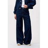 Catwalk Junkie - Wide Leg Jeans - Dark Blue - 5-Pocket Design