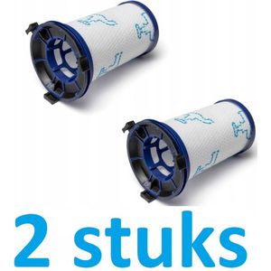 2x filter voor Tefal X-pert Essential 360, TY7329WO Tefal Air Force 360, TY9079RO Rowenta X-PERT ESSENTIAL 260, RH7324WO Rowenta X-PERT ESSENTIAL 260, RH7329WO Rowenta Air Force 360, RH9051WO Rowenta Air Force 360, RH9079WO - filter is een vervanging