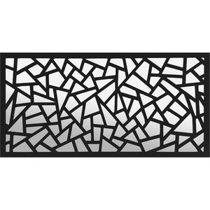 Spiegel LP1820 - Zwart frame - Groot spiegel - 120 x 60 cm