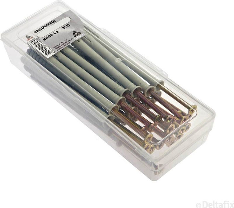 Deltafix - Nagelplug - 8x120mm - 25 Stuks