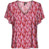 VERO MODA - VMEASY JOY V-NECK SS BLOUSE WVN GA - Dames - T-shirts
