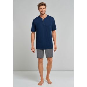 Schiesser – Comfort Fit – Pyjama – 174525 – Night Blue - 48