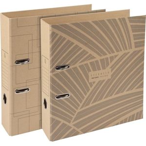 10 x ETERNECO Ordner Prem'Touch - rug 70mm - A4 - 2 Designs