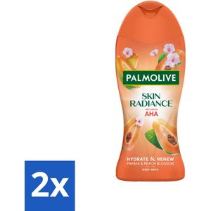 Palmolive – Douchegel – Skin Radiance Papaya Peach – 250 ml - Voordeelverpakking - 2 stuks