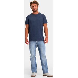 NOMAD® T-shirt Heren | Maat L | Blauw | Korte Mouw | Zacht materiaal | Sneldrogend