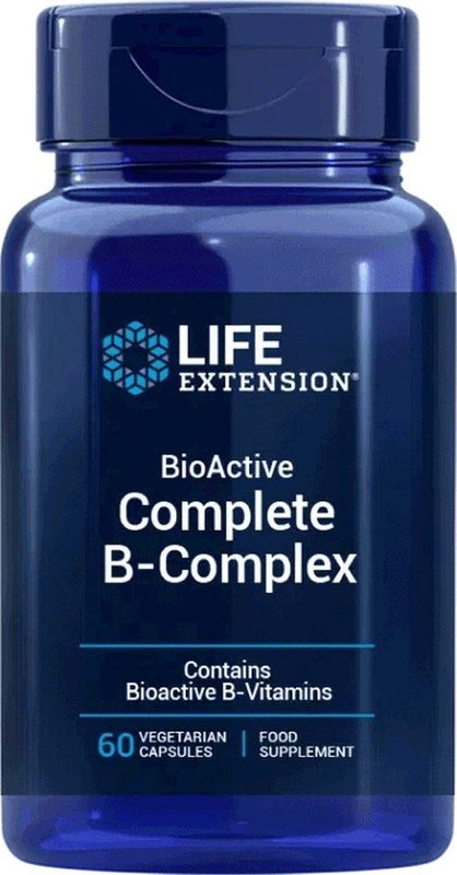 Life Extension - BioActive Vitamine B-Complex - 60 Capsules - Volledig Spectrum B-Vitamines