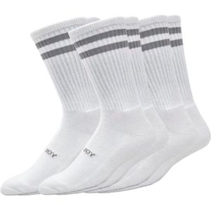 Footjoy ComfortSof Crew Golfsokken 3 paar Heren Lang Wit 39-46