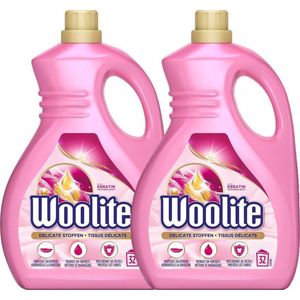 Woolite Delicate stoffen Wasmiddel - 2 x 1,9 L