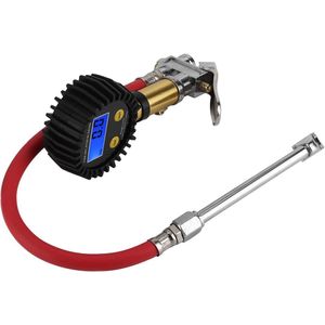 Tire Pressure Gauge - Tire Inflator Air Line - Digitale Pressure Gauge Tester - Universeel voor Auto - Motorfiets 3-200PSI