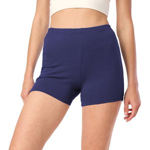 Merry Style MS-MS10-392-LE Dames Leggings - Sport - Vrijetijdsbroek - Hotpants - Shorts - Boxershorts - Kort - Katoen - Marineblauw - XS