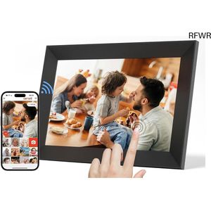 RFWR® Digitale fotolijst WiFi 10.1 inch met aanraakscherm en 32GB geheugen