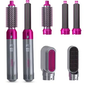 LYNEX - Hairwrap 5 in 1 - Föhnborstel - Rozen en Zilver