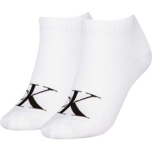 Calvin Klein Jeans - Sokken - Katoenmix - Geribde Ronde Hals - Pak van 2 Paar