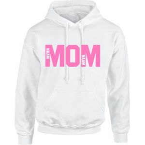 Hoodie dames - Moederdag hoodie - met naam of namen kinderen - Maat XL