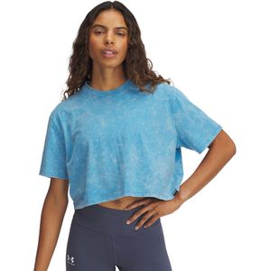 Under Armour Rival Wash T-shirt Met Korte Mouwen Blauw S Vrouw