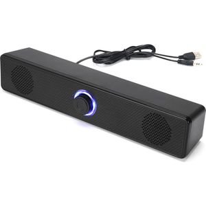 Gsedaox - Soundbar voor TV - Draadloos -Compacte Soundbar - Hoogwaardig geluid - Film, Muziek & Games